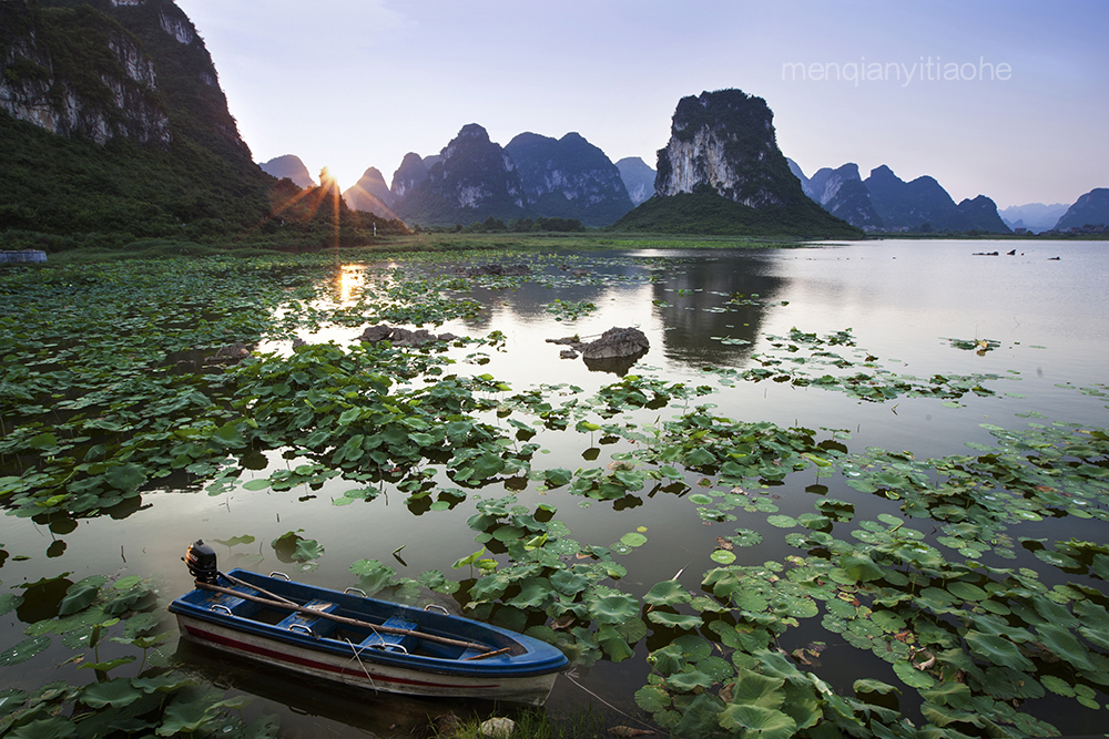 荷塘夕阳.jpg
