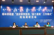 中国审判杂志社“锡林郭勒盟巡回审判坚持‘四个原则’ 工作模式”现场调研活动