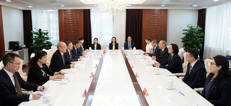 张军会见澳门终审法院院长宋敏莉